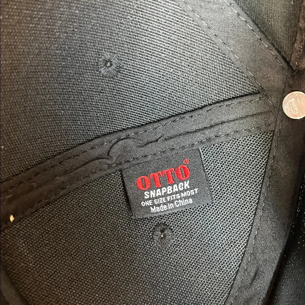 OTTO Classic Black Snapback Hebnifer Lopez Bronx Crystal Cap NEW